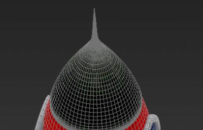 冲向太空-Q版火箭3D模型