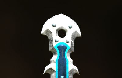 锯齿剑3D模型