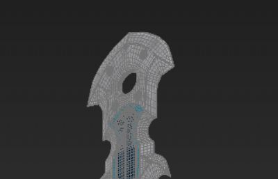 锯齿剑3D模型