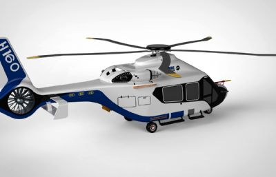 空中BUS-H106直升机solidworks模型
