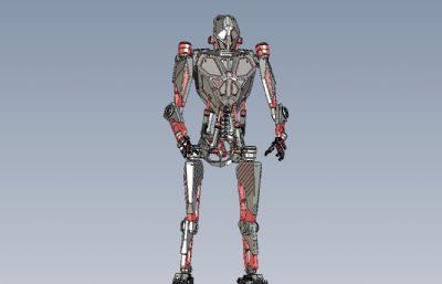 科幻机器人,机器服务员STP模型