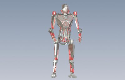 科幻机器人,机器服务员STP模型