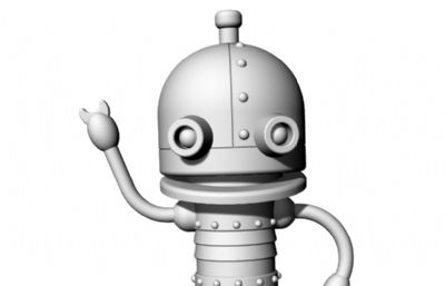 冒险游戏机械迷城中的主角机器人STL模型