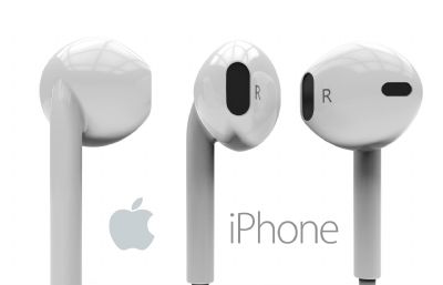 苹果有线,单个耳机模型,SLDPRT,STEP,IGS,STL格式