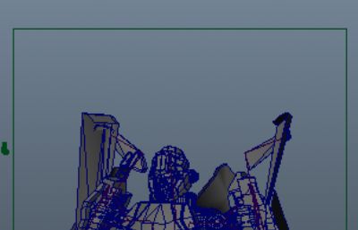变形金刚变身游艇maya动画,带150帧变形动画
