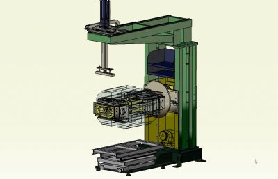 高压焊接夹具机床STP格式模型