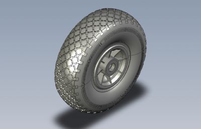 货车大车车轮轮胎solidworks图纸模型