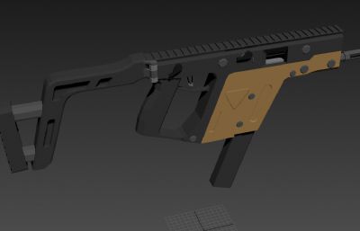 KRISS冲锋枪3D模型
