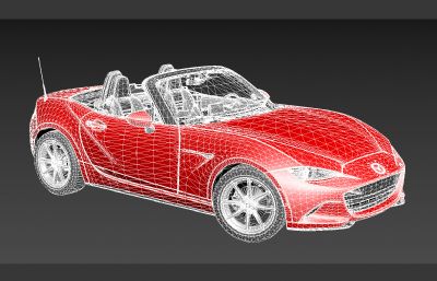 Mazda马自达MX-5跑车3D模型