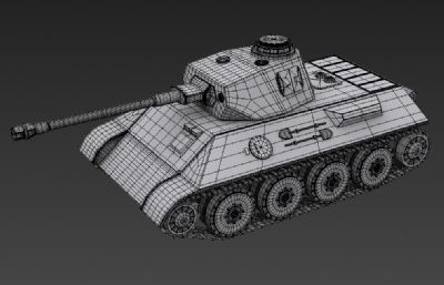 德系VK 30.01轻型坦克3D模型