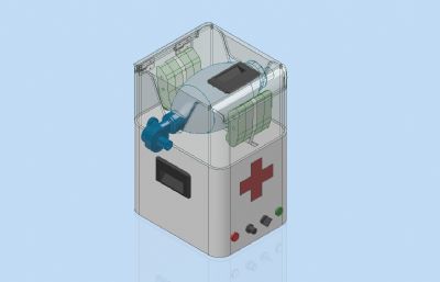 医用呼吸机简易模型,STP,IGS格式