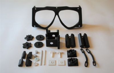 带鼻罩的潜水眼镜STL格式模型,可3D打印
