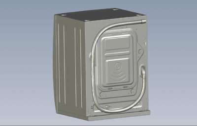 LG洗衣机钣金外壳STP格式模型