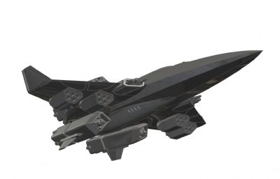 重型战斗机,轰炸机造型STEP格式模型
