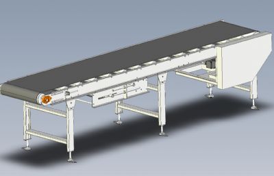 Standard Belt Conveyor标准带式输送机3D图纸 IGS