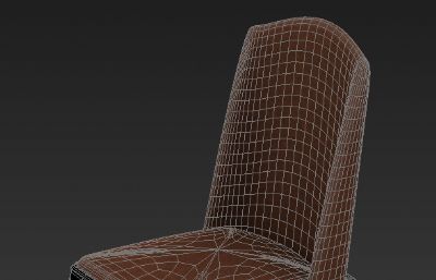 现代款餐椅3D模型