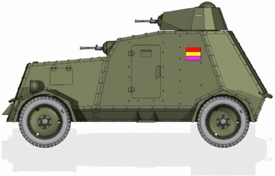 装甲车造型图纸模型stp,igs格式文件