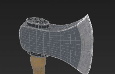 投掷斧,小斧头3D模型