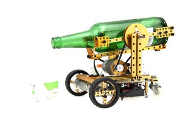 倒酒机器玩具小车STEP格式模型