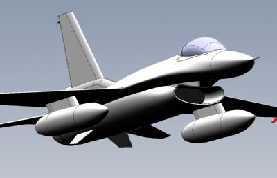 F-16战斗机,战隼Solidworks设计模型