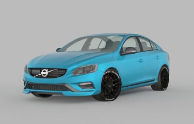 沃尔沃S60汽车3D模型