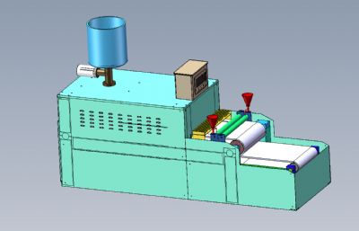 涼皮制作機Solidworks設計模型