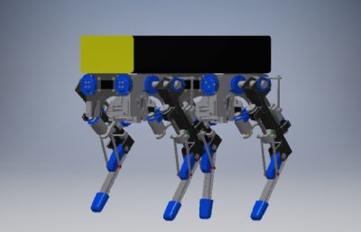 动物仿生机器人STP格式图纸