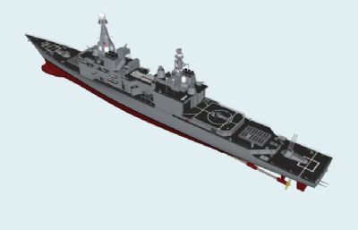 美国海军改装级斯普鲁恩斯驱逐舰su模型