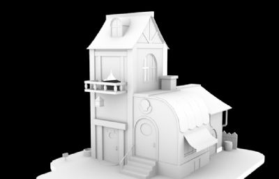 温馨小房子OBJ模型