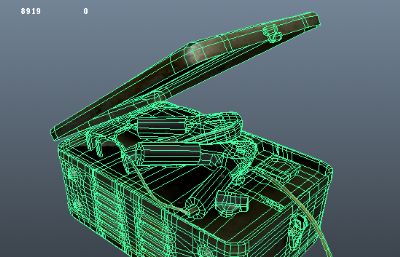 铁盒电焊机maya模型,MB,FBX格式