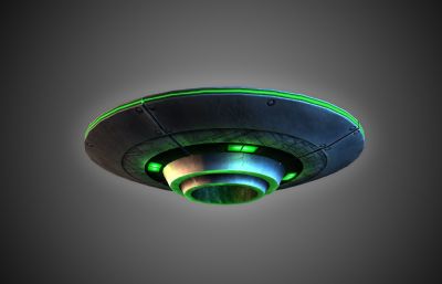 神秘UFO低面模型