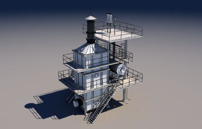 余热锅炉3D模型