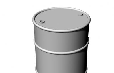 简易的油桶STL格式模型