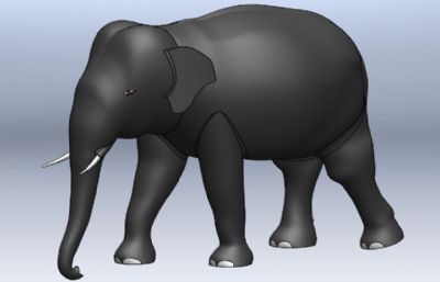 大象模型step格式