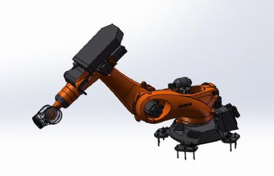 KUKA制造业工业机械臂图纸模型