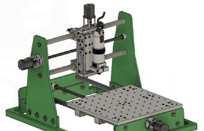 桌面型CNC小铣床3D模型