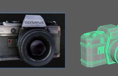 简约相机maya模型,OBJ格式