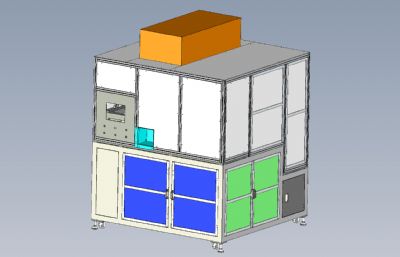 自动装卸机STEP格式图纸模型