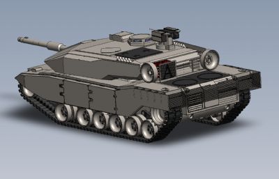 作战坦克3D模型