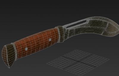 土耳其小刀,军刀3D模型