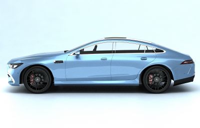 奔驰GT轿跑3D模型,VRAY渲染
