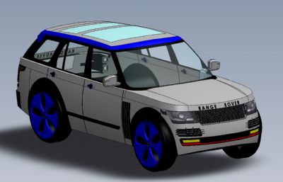 概念款路虎揽胜汽车外型3D模型