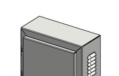 电气柜,电箱外壳3D模型