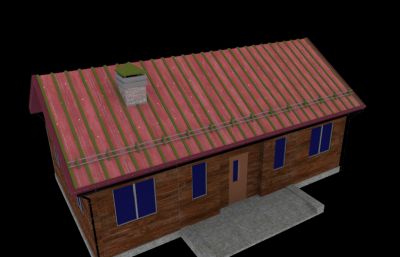 小房子,小木屋3D模型