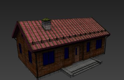 小房子,小木屋3D模型