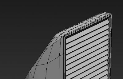 屋顶烟道排气口,通风口3D模型白模