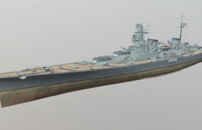 齐格飞号巡洋舰OBJ格式模型
