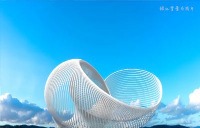 听海雕塑设计3D模型