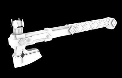斧子,次世代战斧模型,OBJ格式