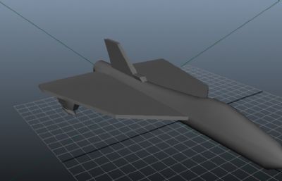 简单飞机,战斗机maya模型